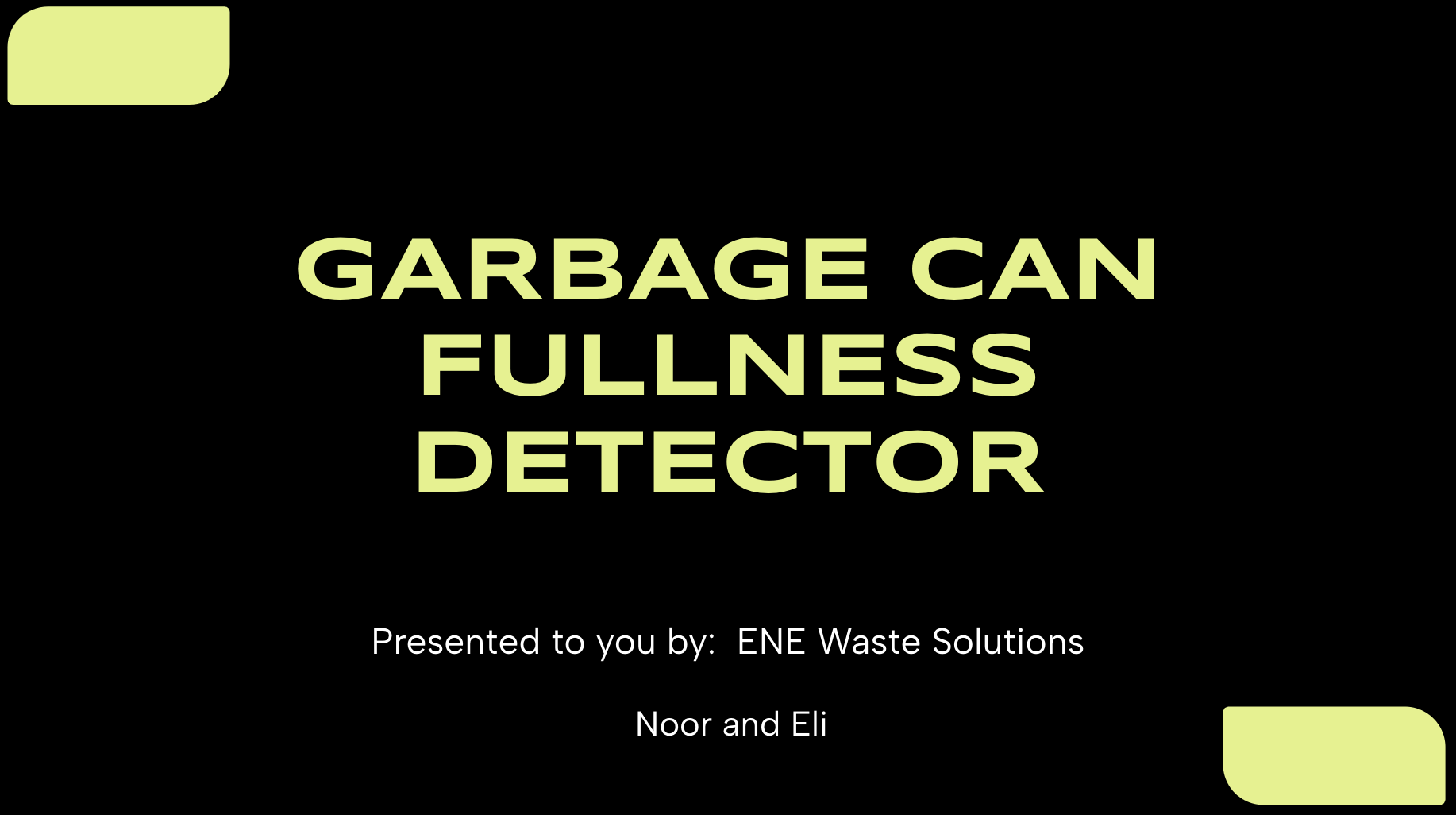 ENE Waste presentation